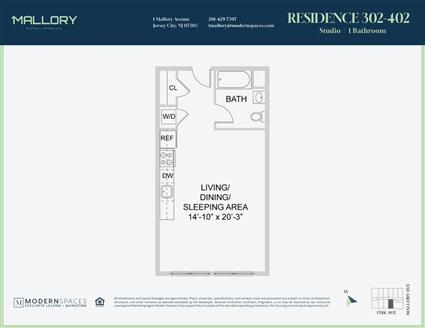 1 Mallory Avenue 412 Jersey City Jersey City NJ 07305
