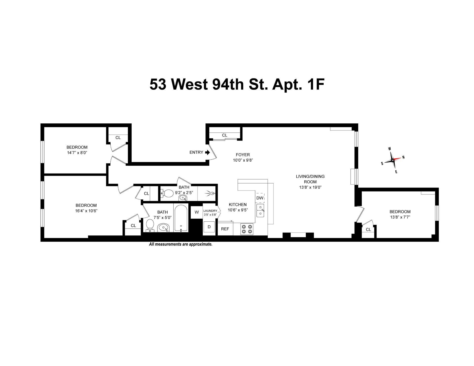 53 West 94th Street Upper West Side New York NY 10025