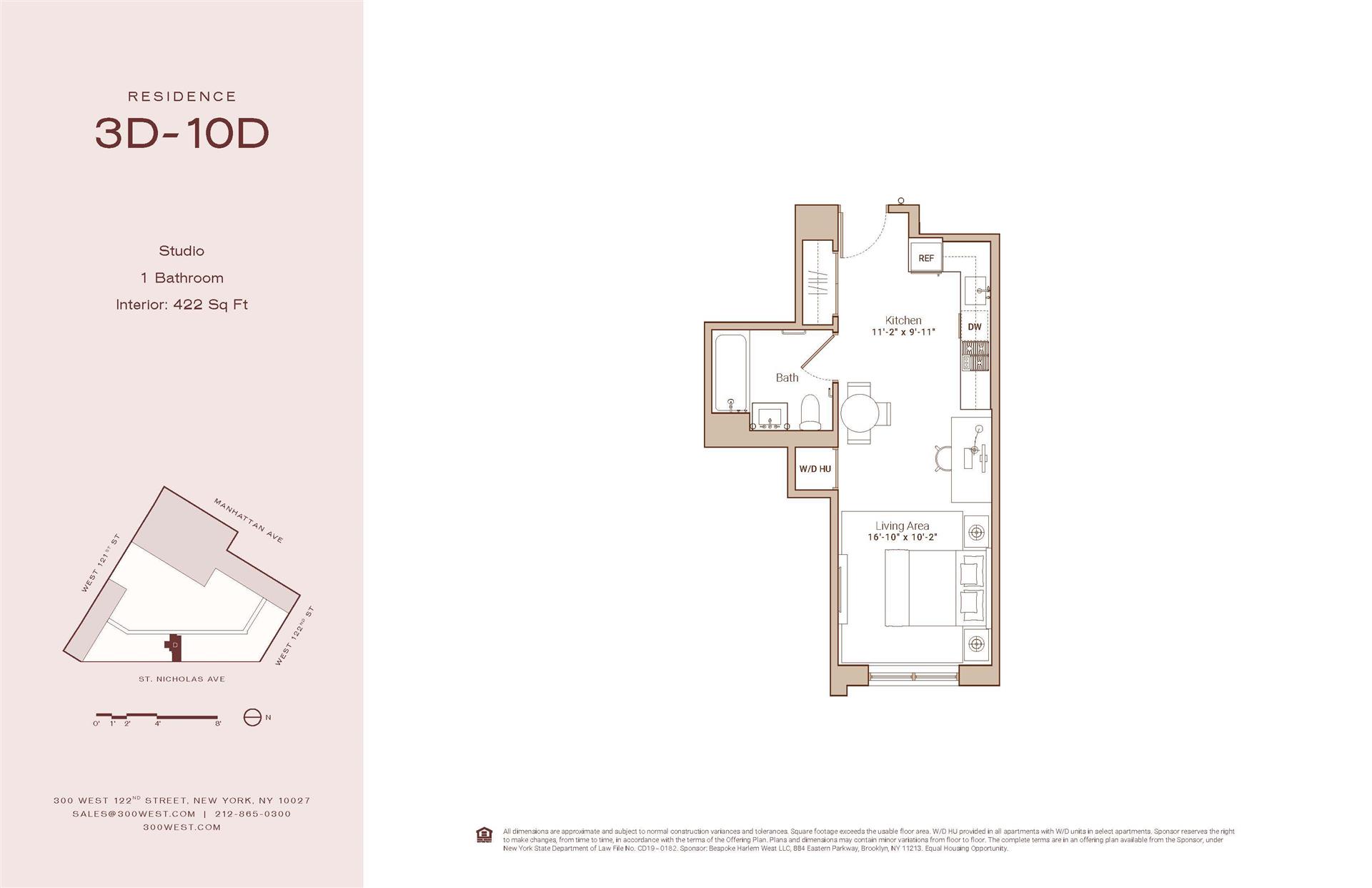 300 West 122nd Street West Harlem New York NY 10027