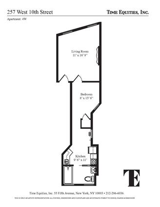 257 West 10th Street 4-W W. Greenwich Village New York NY 10011