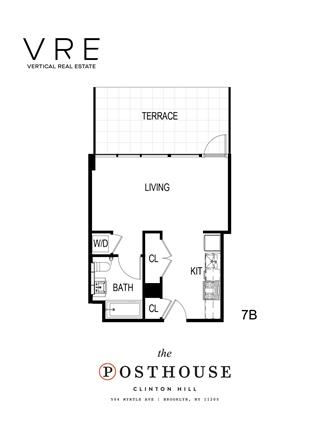 504 Myrtle Avenue 7-B Clinton Hill Brooklyn NY 11205