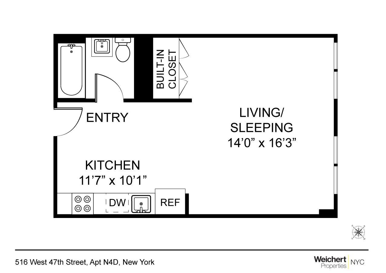 516 West 47th Street Clinton New York NY 10036