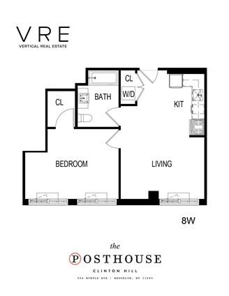 504 Myrtle Avenue 8-W Clinton Hill Brooklyn NY 11205