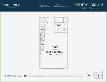 1 Mallory Avenue 302 Jersey City Jersey City NJ 07305