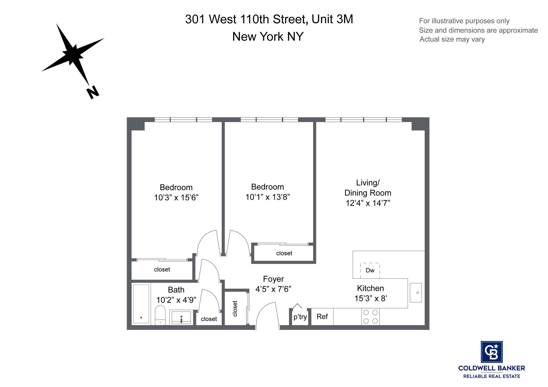 301 West 110Th Street Unit 3M Building Upper West Side New York, NY 10026