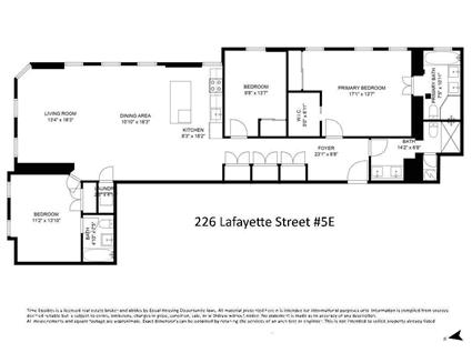 226 Lafayette Street 5-E Soho New York NY 10012