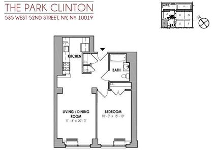 535 West 52nd Street 7-B Midtown West New York NY 10019