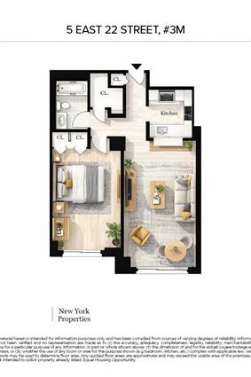 5 East 22nd Street 3-M Flatiron District New York NY 10010