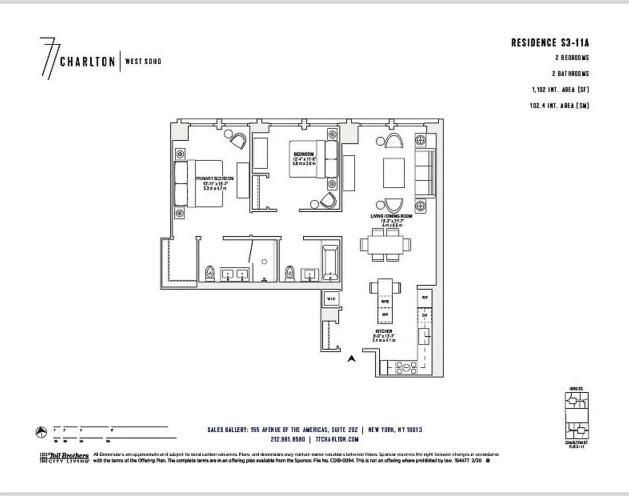 77 Charlton Street Soho New York NY