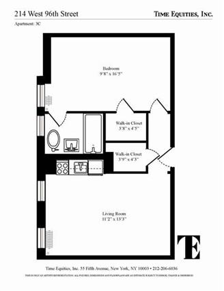 214 West 96th Street 3-C Upper West Side New York NY 10025
