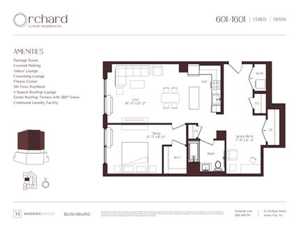 55 Orchard Street 1001 Jersey City Jersey City NJ 07306