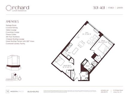 55 Orchard Street 2301 Jersey City Jersey City NJ 07306