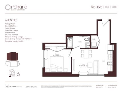 55 Orchard Street 1215 Jersey City Jersey City NJ 07306