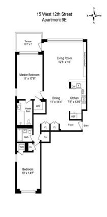 15 West 12th Street 9-E Greenwich Village New York NY 10011