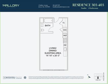 1 Mallory Avenue 423 Jersey City Jersey City NJ 07305