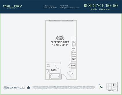 1 Mallory Avenue 410 Jersey City Jersey City NJ 07305