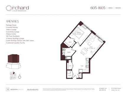 55 Orchard Street 2305 Jersey City Jersey City NJ 07306