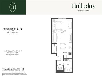 399 Halladay Street 604 Jersey City Jersey City NJ 07304