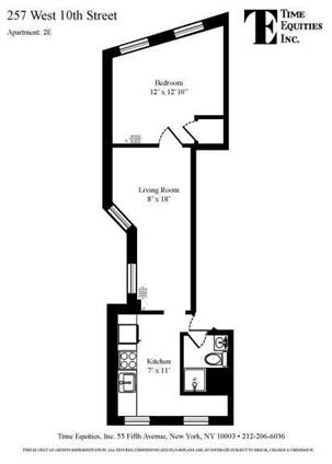 257 West 10th Street 2-E W. Greenwich Village New York NY 10011